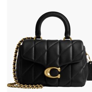 Coach Tabby Top Handle Bag With Quilting